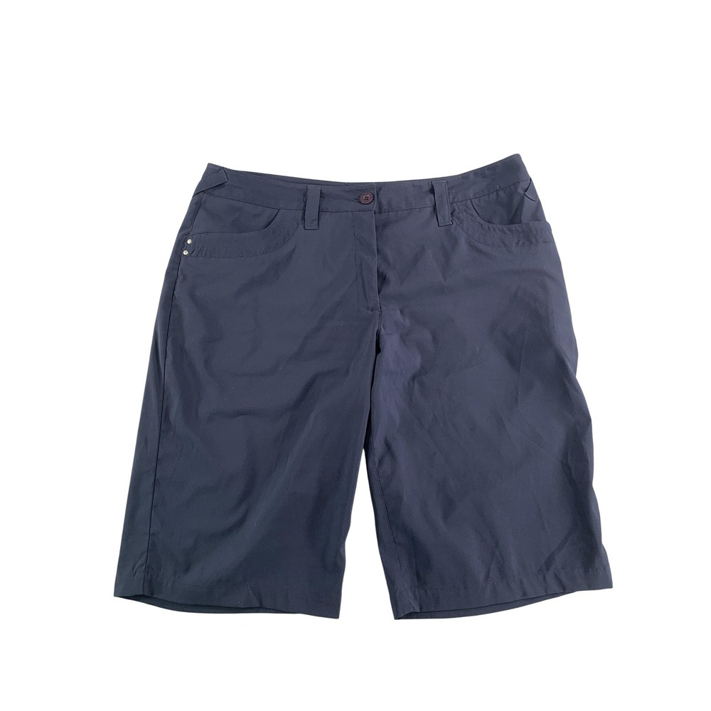 Nivo by Lanctot Shorts Womens 8 Stretch Golf Bermuda Pockets Casual Athletic 94